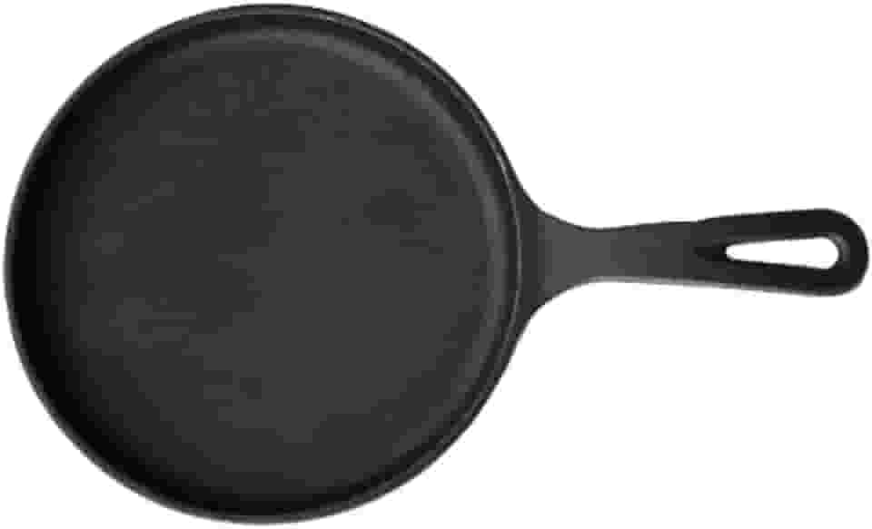 Frigideira Ferro Tapioca Tapioqueira Chapa Pra Bife Carne Ovos Tapioca 20 cm Cabo Ferro