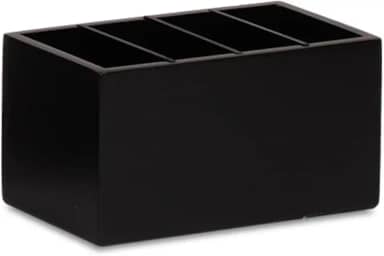 Porta Controle Remoto Sofá Madeira Mdf Tv Ar Decorativo Sala PRETO