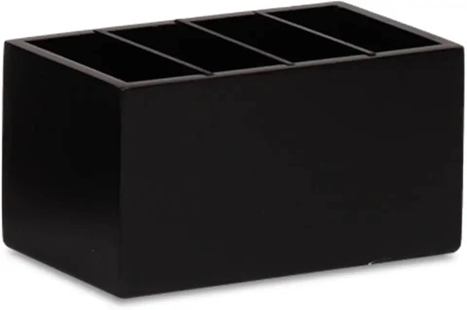 Porta Controle Remoto Sofá Madeira Mdf Tv Ar Decorativo Sala PRETO