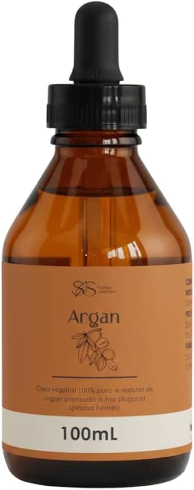 Óleo de Argan Puro Prensado à Frio Senhor Saboeiro para Uso Cosmético 100mL