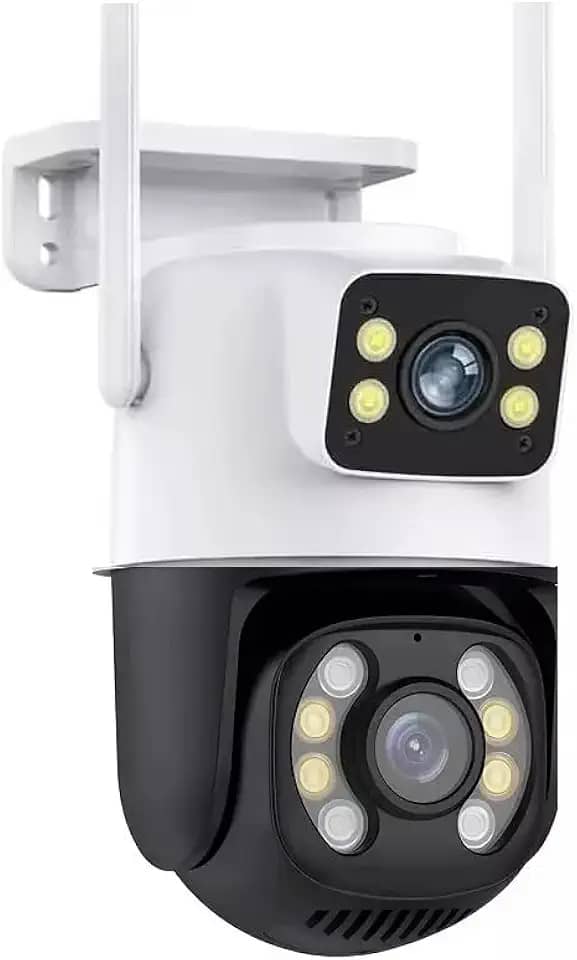 Câmera de Segurança Dupla Wi-fi Smart Angulo Duplo A28B 3mp Icsee