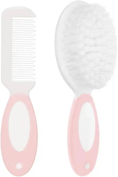 Buba Escova E Pente Baby - Rosa Rosa