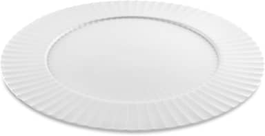 Sousplat Redondo de Plástico 33cm Apoio para Prato Jogo Americano (Branco)