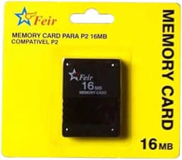 Memory Card PS2 16mb - Preto - PlaySatation 2