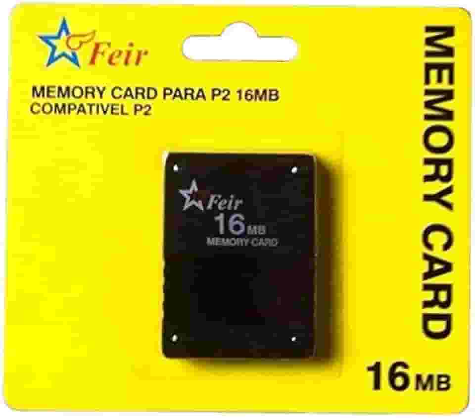 Memory Card PS2 16mb - Preto - PlaySatation 2