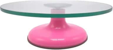 Bailarina De Vidro Giratória Profissional Bolo Confeitaria, MM House (Rosa)