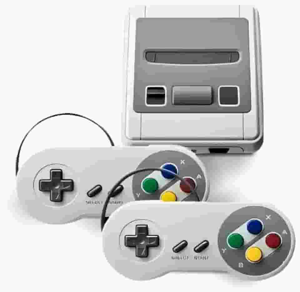 Mini Vídeo Game 620 Jogos Retrô Clássico Premium Mini Video Game Emulador com 02 Controles Nintendo Super Mini SFC - YODHE