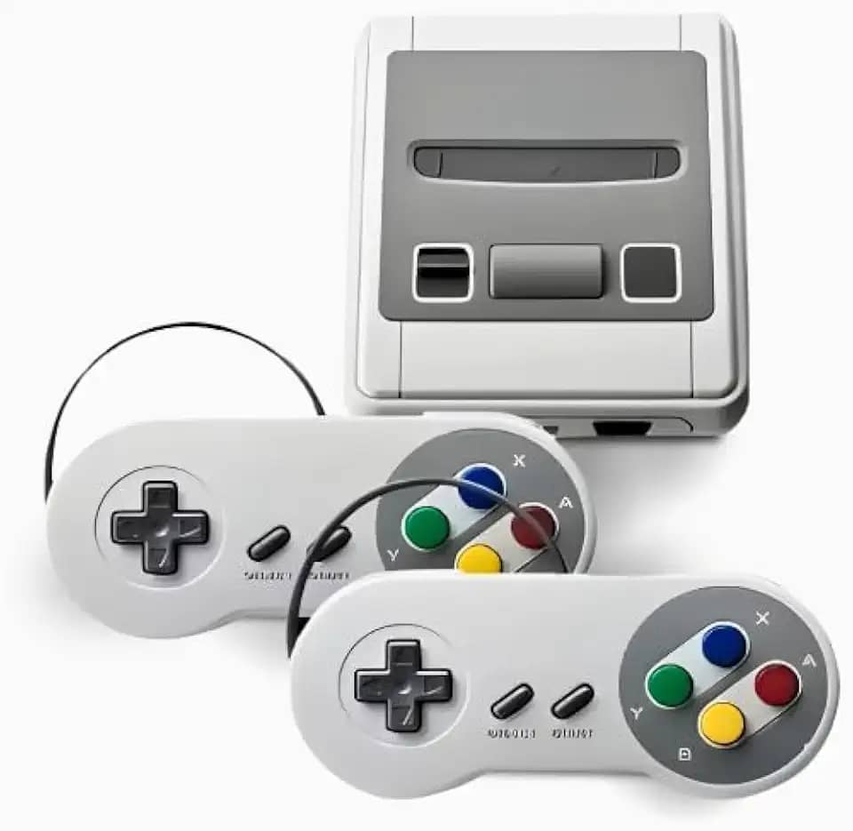 Mini Vídeo Game 620 Jogos Retrô Clássico Premium Mini Video Game Emulador com 02 Controles Nintendo Super Mini SFC - YODHE