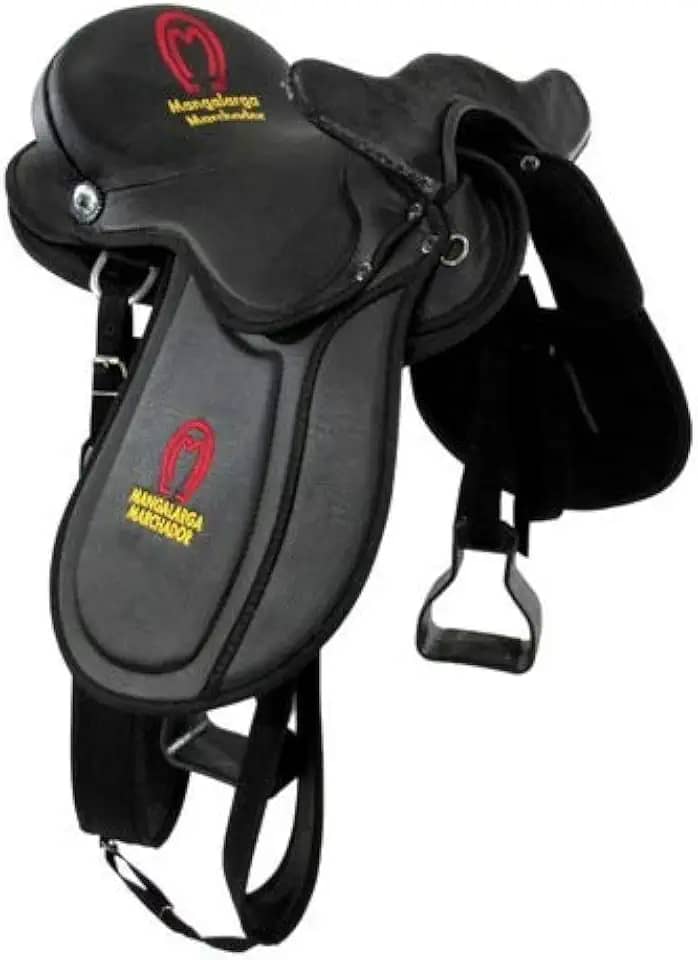 Sela Australiana De Cabeça Preta Do Mangalarga Bordada 16 Polegadas Completa Profissional