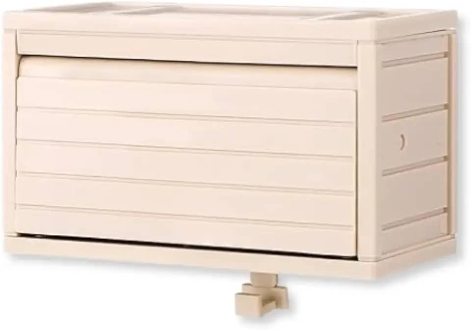 Porta-Chaves de Parede Formato Garagem de Carro com Porta Automática – Organizador Decorativo, Durável e Fácil de Instalar