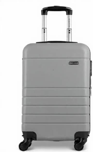 Mala de Viagem Bordo com Rodas 360º Essencial 2 - Prata- Sestini