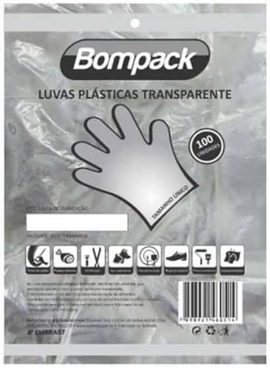 BOMPACK Luva Descartavel C/100