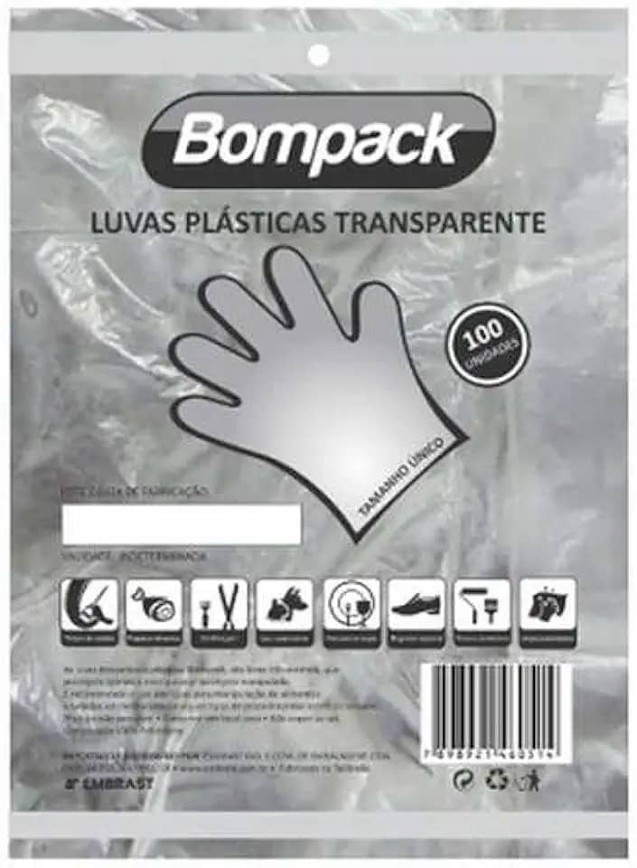 BOMPACK Luva Descartavel C/100