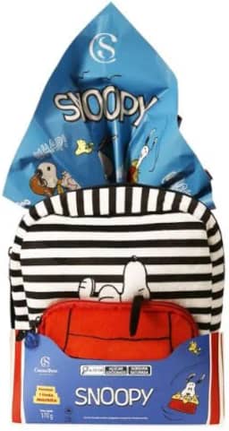 Ovo De Páscoa Infantil Mochila Personagem Snoopy 170g Cacau Show
