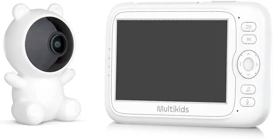 Babá Eletrônica Peek-a-Boo Dual Monitor e APP Multikids - BB491