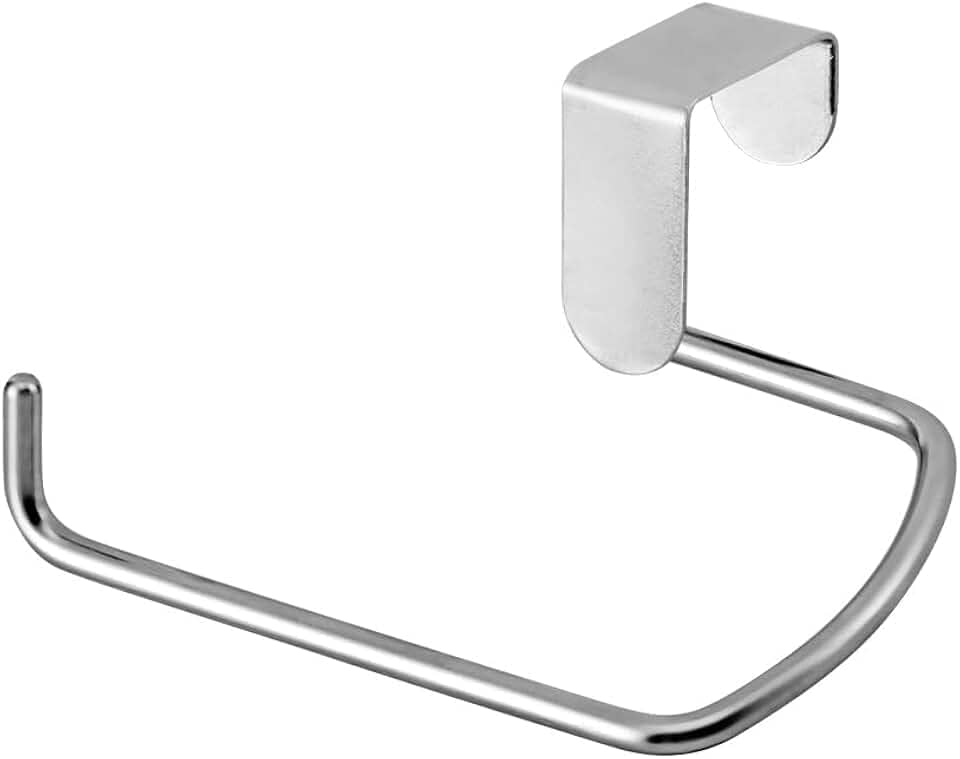 Porta Papel Higiênico para Caixa Acoplada Suporte para Um Rolo Sem Furo Cromado