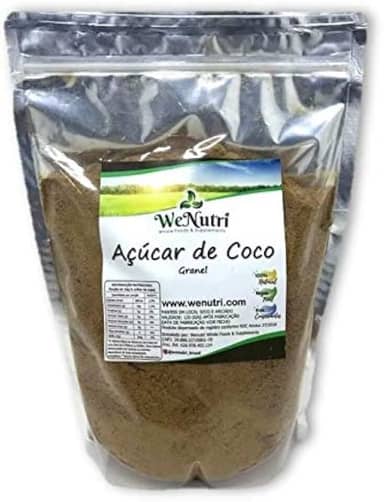 Açúcar de Coco Natural 100% Puro 1kg Wenutri