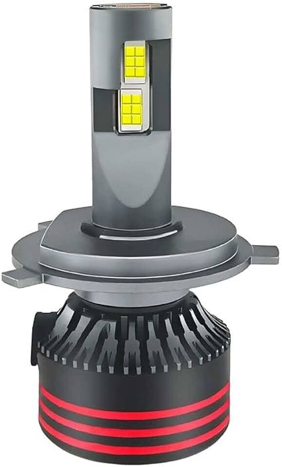 KATZEIST Lâmpadas LED de neblina H4 12000LM 6500K branco frio, IP68 impermeável, lâmpadas de carro universais Plug & Play para nevoeiro/chuva/neve, pacote com 2