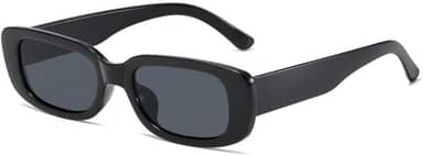 Óculos de sol retangulares para mulheres e homens, moderno, retrô, armação quadrada, proteção UV, óculos de sol frescos