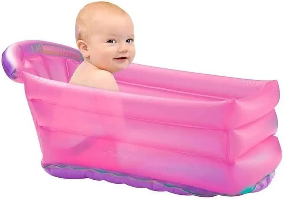 Banheira Infl�vel Bath Buddy 6-12M 10kgs Rosa Multikids Baby - BB1158
