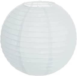 Lanterna Luminária de Papel Oriental Branca - 40cm