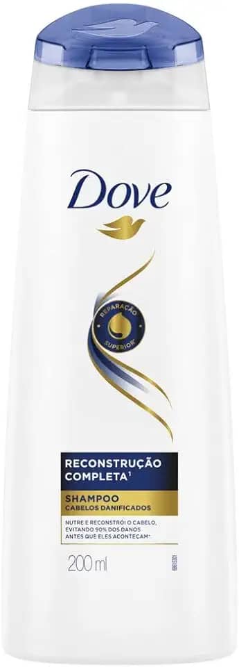 Dove Shampoo Uso Diário 200Ml Reconstrução Completa Unit Branco