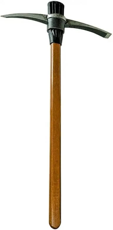 Picareta Pá Ponta Premium Cabo Envernizado Cunha Polietileno