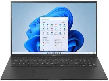 LG Gram 17Z95P-K Laptop 17' IPS WQXGA Intel Evo Platform Core i7-1195G7, 16GB de memória, SSD M.2 NVMe 512GB, Intel Iris Xe Graphics, Wi-Fi 6, Windows 11 Home, teclado retroiluminado, ID de impressão digital, preto