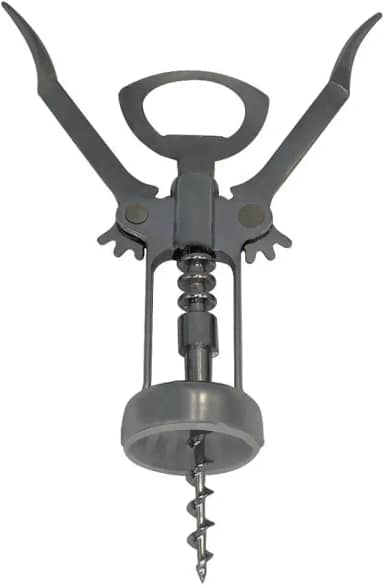 Saca Rolhas com Mecanismo de Alavanca em Aço Inox – Abridor de Garrafas Elegante e Funcional para Vinhos e Bebidas