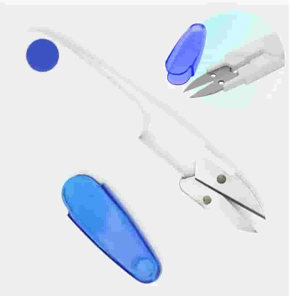 Tesoura De Arremate Tecelão Com Tampa