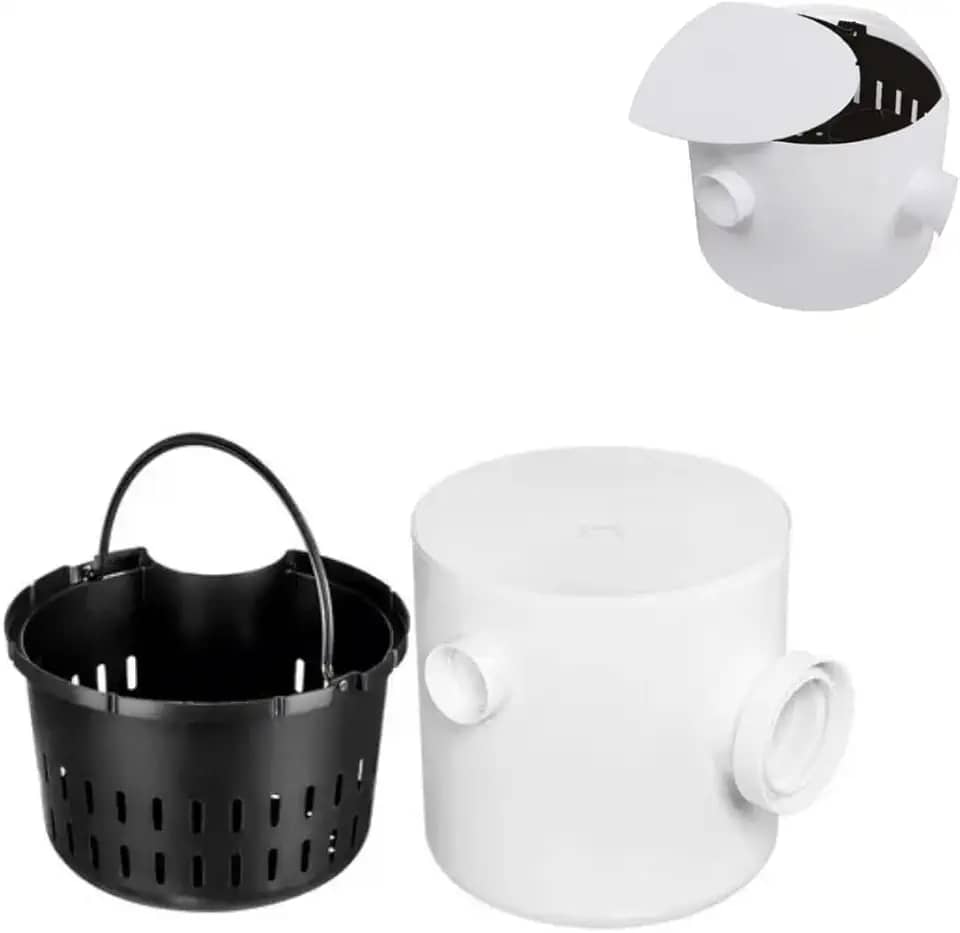 Caixa de Gordura Herc com Cesto 250 x 250 x 75mm 2305 Redonda