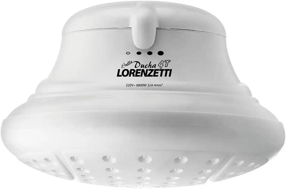 Bella Ducha Ultra 4T 220V 6800W, Lorenzetti, 7531202, Branco, Pequeno