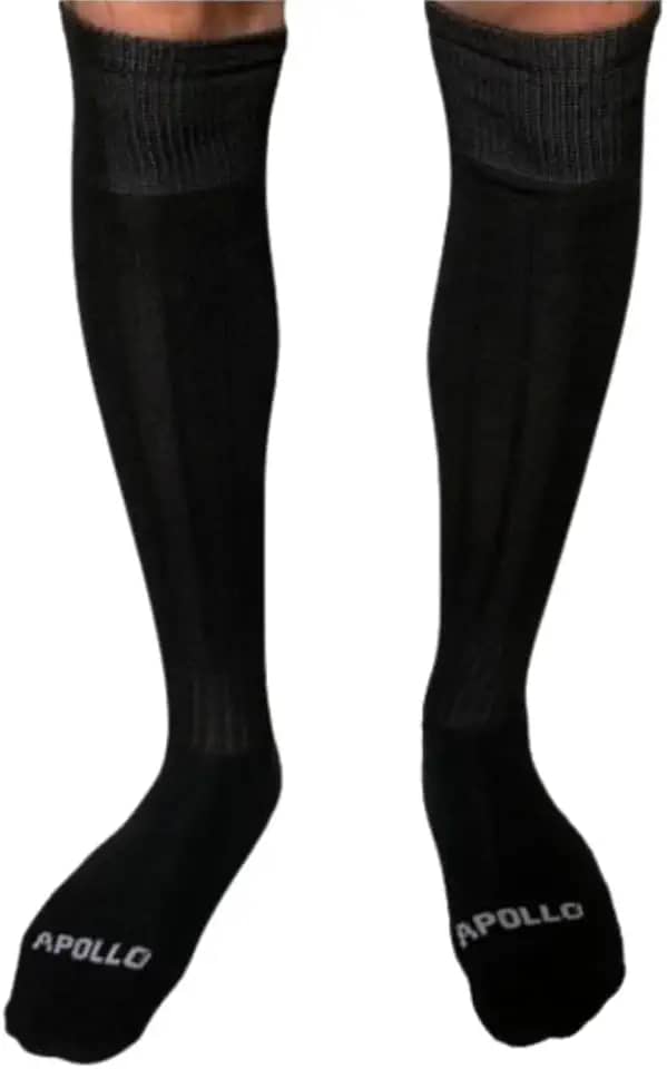 Kit Com 03 Pares De Meião De Futebol Masculino Preto PROFISSIONAL Atoalhado Em Algodão