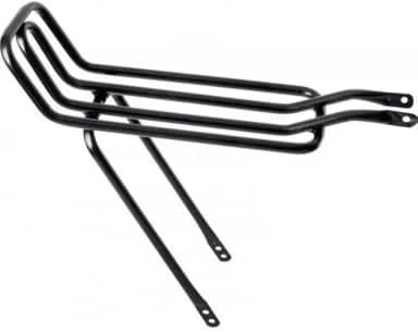 Bagageiro Garupa Articulado para Bicicleta, Compatível com Aro 20, 24 e 26, Preto