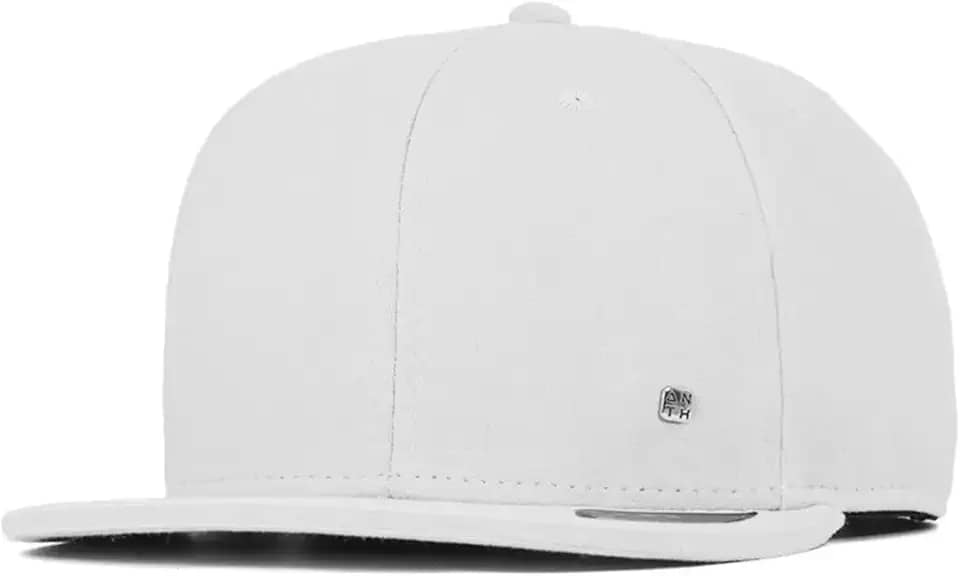 Boné Anth Co. Aba Reta Fechado Branco