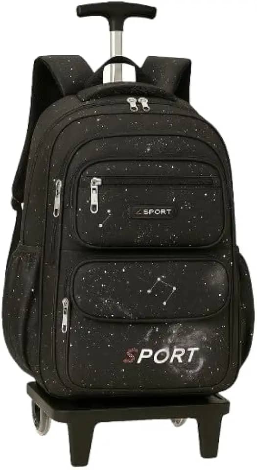 Mochila rodinhas carrinho Escolar Infantil Imperme?vel com M?ltiplos Compartimentos, para meninos 7-13 Anos