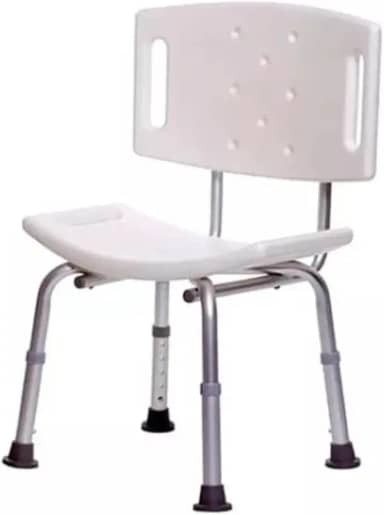Banco para Banho com Encosto - Supermedy