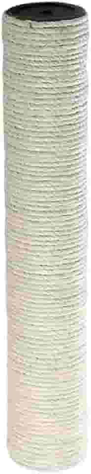 Arranhador de Gato com Poste Sisal e Brinquedos de Bolinha e Pena(Cinza Refil)