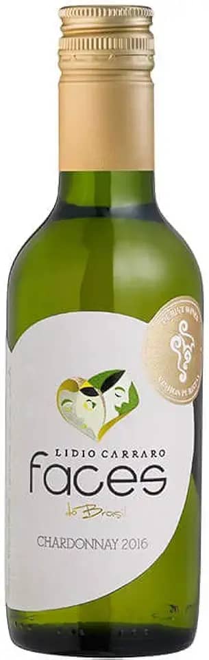 Vinho Branco Seco Chardonnay Faces do Brasil Lidio Carraro 187ml