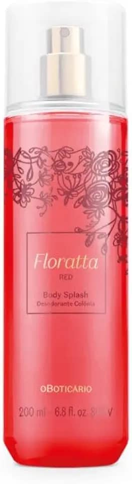 Body Splash Floratta Red 200ml Feminino Delicadeza Flor de Vermont, doçura do Fruto