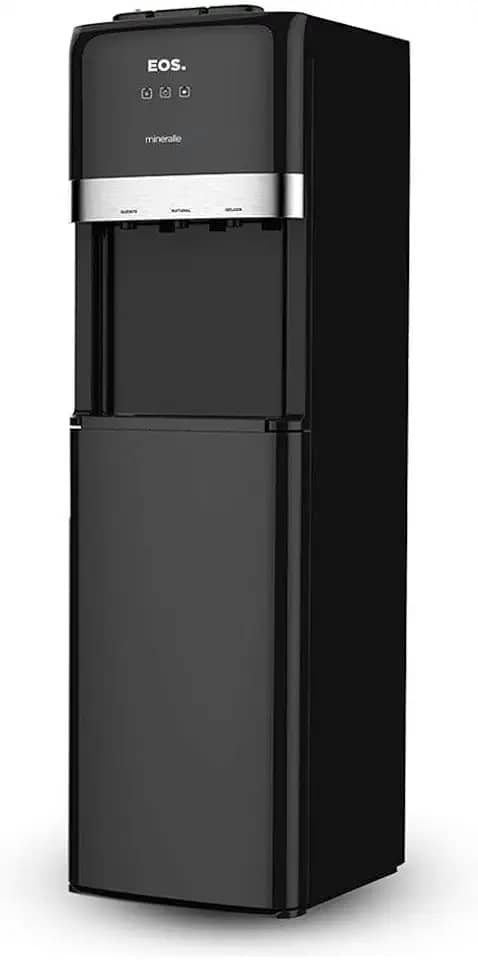 Bebedouro de Coluna para Garrafão Inferior Eos Mineralle com Compressor Preto Ebc02cp 110v