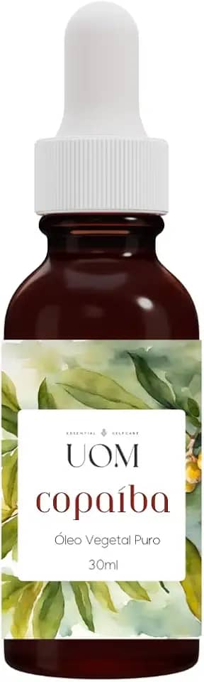 Óleo de Copaíba Vegetal Prensado a Frio 100% Puro 30ml