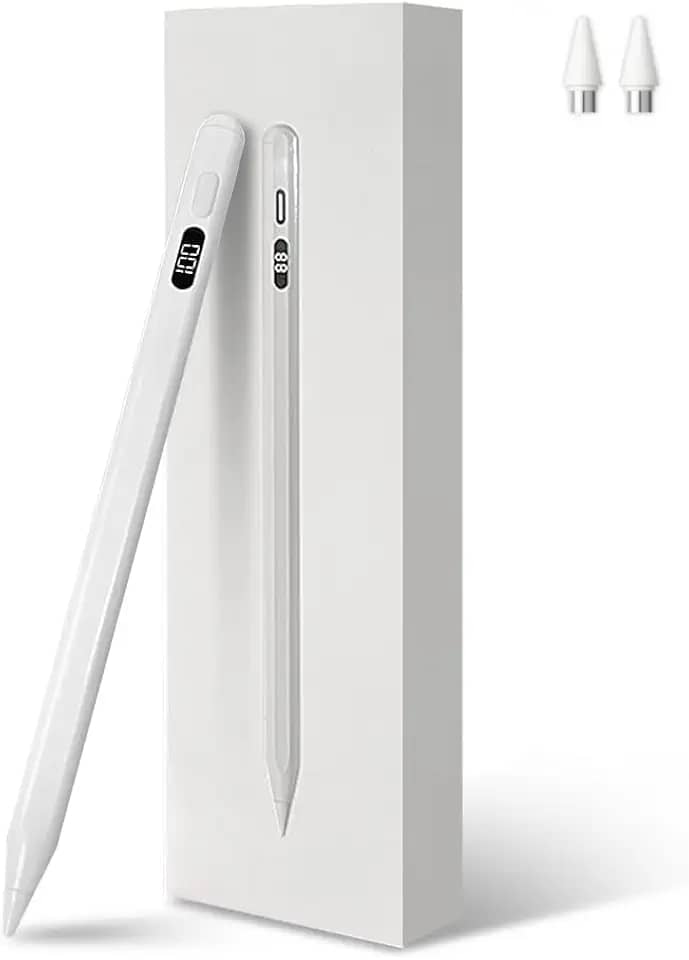 Caneta Stylus Digital Touch Compatível Com Ipad Android Tablet Pencil Sensibilidade de Inclinação Led De Bateria Carga Rápida