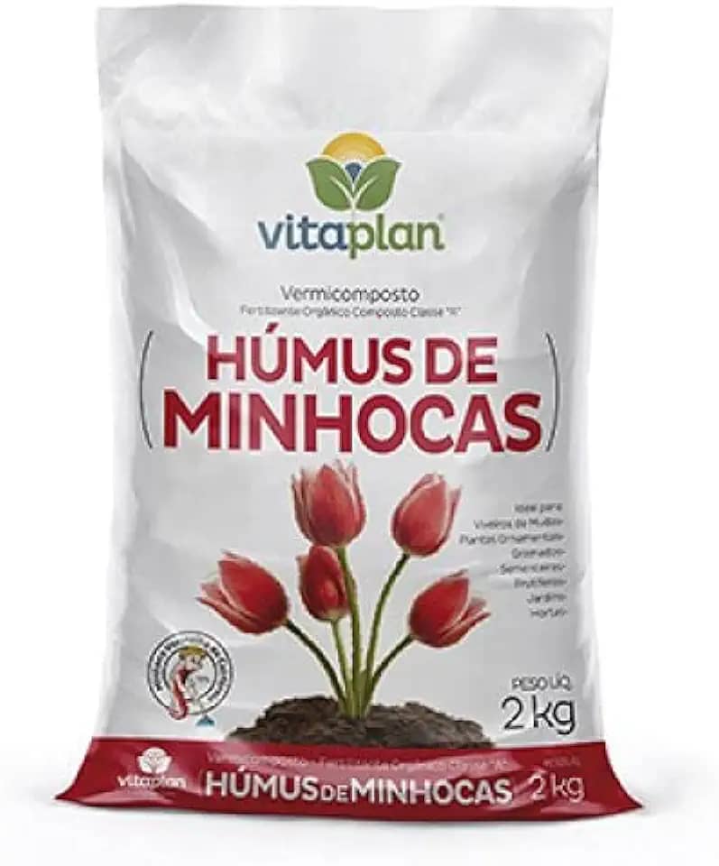 Humus de Minhoca 2 Kg - Nutriplast