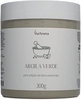 Argila Verde - Auxilia Na Redução e Controle Da Oleosidade | Indicado Para Todos Tipos De Pele e Cabelo 300g - Via Aroma