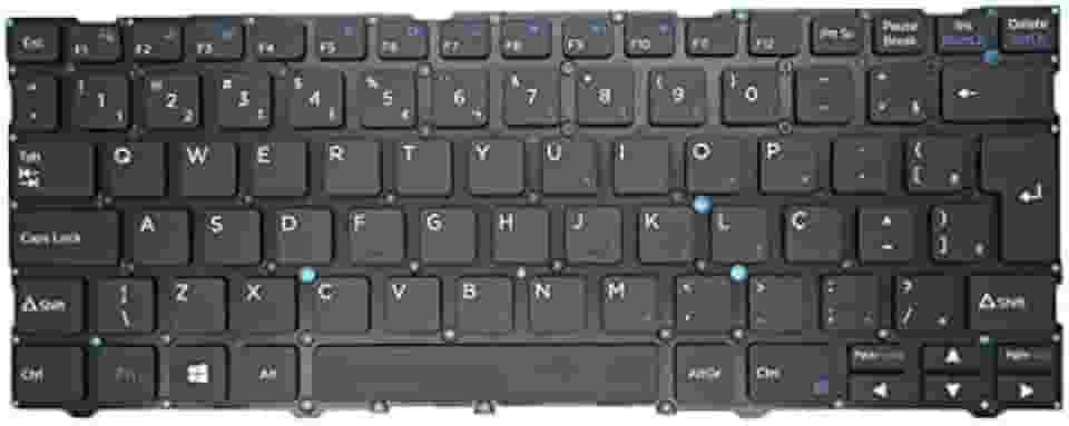 notebook para com teclado retroiluminado para MediaBook Okeanos L140CU Brasil BR Preto Sem Moldura Novo