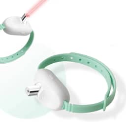 Colar Brinquedo Laser para Gatos Animais de Estimação, USB LED Coleira Estimulação Inteligente e Automática para Entretenimento Felino (Cor Aleatoria)