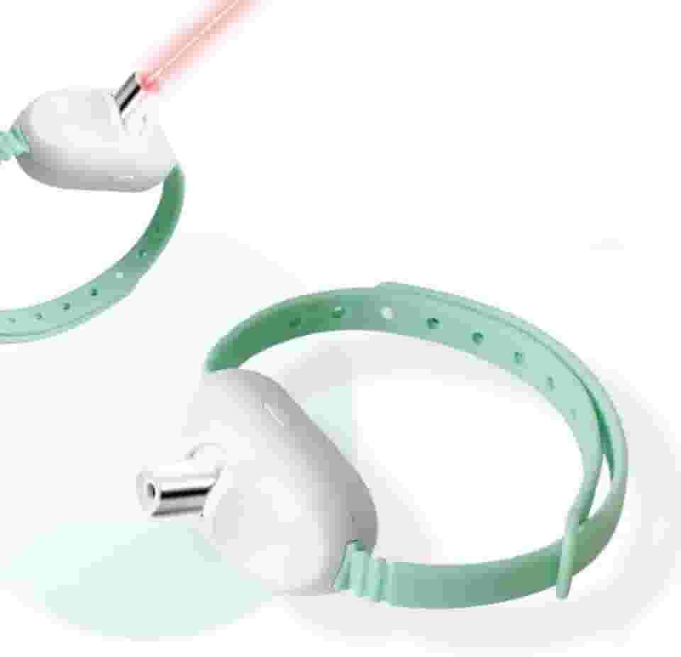 Colar Brinquedo Laser para Gatos Animais de Estimação, USB LED Coleira Estimulação Inteligente e Automática para Entretenimento Felino (Cor Aleatoria)