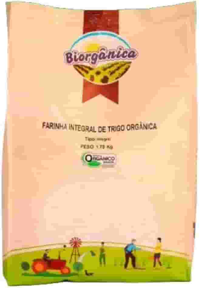 Farinha de Trigo Integral Orgânica Biorgânica 1,75kg