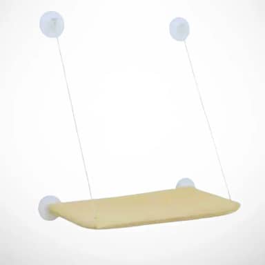 Cama de Janela Suspensa para Gatos Pet Caminha Prateleira Suspensa com Ventosa até 20kg